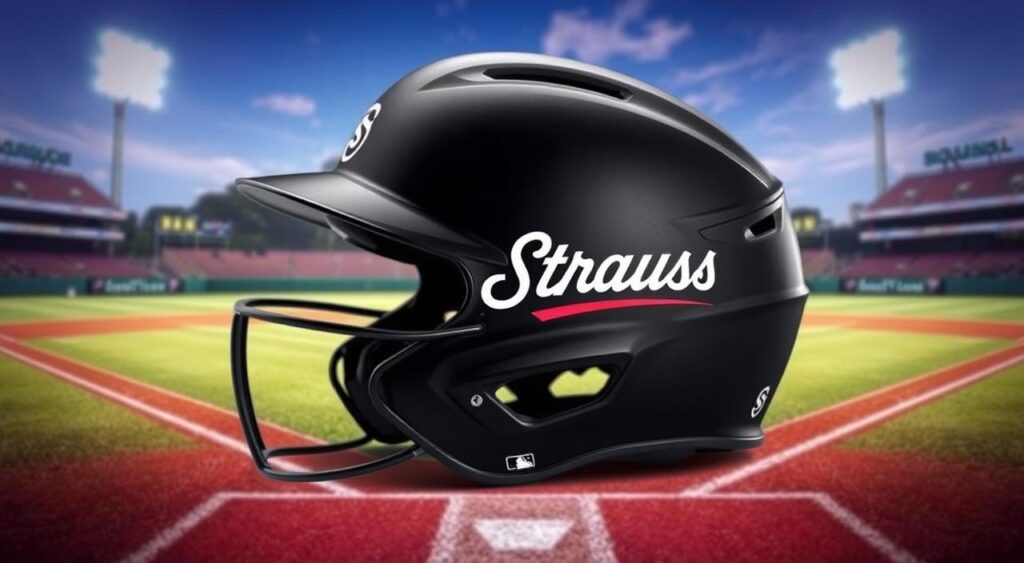 What Is Strauss On MLB Helmets