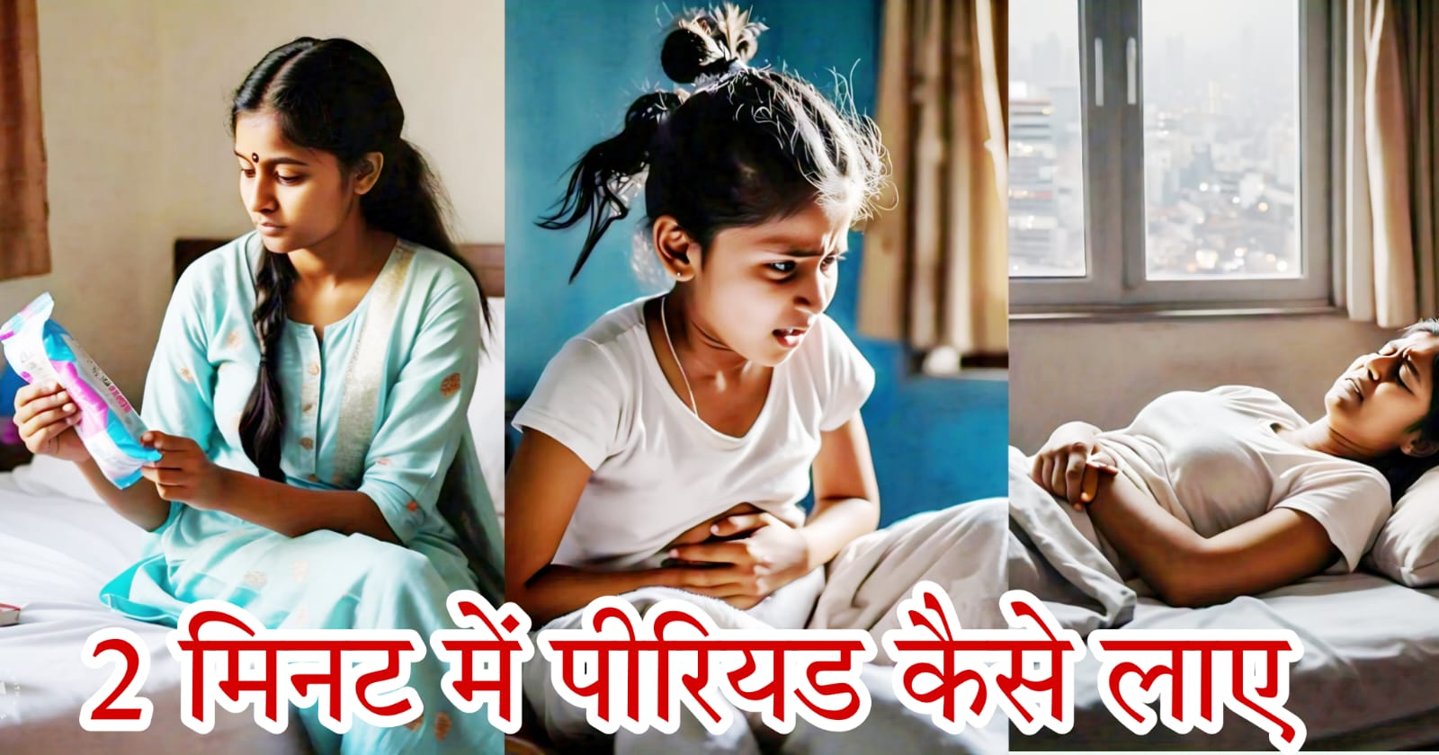 2 मिनट में पीरियड कैसे लाए