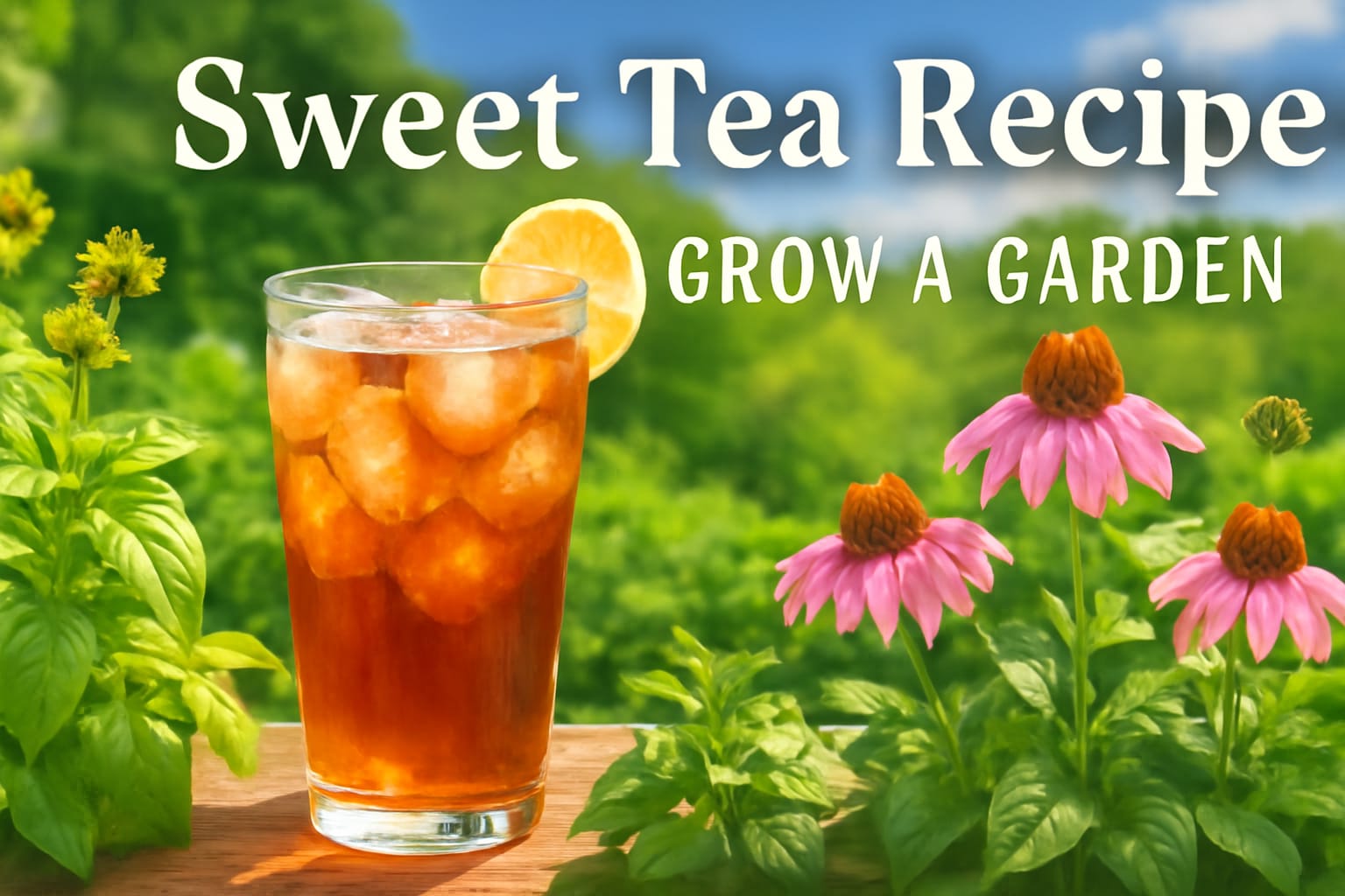 Sweet Tea Recipe Grow A Garden
